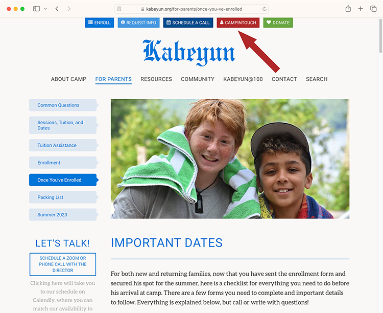 Kabeyun - Boys Summer Camp - Lake Winnipesaukee, New Hampshire